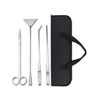 Aquarium Aquascaping Tool Kit Plant Tweezers Scissors Spatula Set