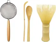 Matcha Tea Making Kit | Matcha Japanese Tea Mixers Set,Kitchen Gadgets Portable Matcha Tea Making Kit for Matcha Lovers, Mother, Grandmother, Girlfriend