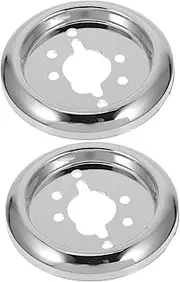 Happyyami 2Pcs Gas Stove Knob Base Durable Plastic Replacement for Kitchen Cooktop BBQ Grills Effortless Installation Smooth Rotation Stylish Finish for Enhanced Cooking Experience
