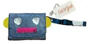 Girl's Blue Robot Wallet New NWT Rhinestones Shiny Wristlet STEM Gift Easter