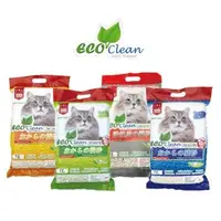 在飛比找森森購物網優惠-Eco Clean 艾可 天然環保 豆腐貓砂 7L 六包組（