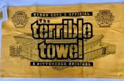 PITTSBURGH STEELERS TERRIBLE TOWEL MYRON COPE OFFICIAL HEINZ FIELD NFL FOOTBALL