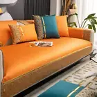 Anti Slip Modern Light Luxury Sofa Cushion Geometric Embroidery Lace Stitching
