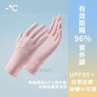 在飛比找PChome24h購物優惠-新款冰絲涼感抗UV防曬手套 指尖翻蓋可觸控 透氣 舒適 輕薄