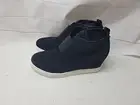 Steve Madden Ladies Wedge Sneaker Black Size 8