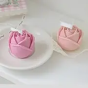 Candle Molds - Silicone Mold for Candles Making, DIY 3D Moulds for Soy Wax, Beeswax, Scented Candle, Valentine's Day Gifts (Rose 2.5 Inch)