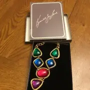 Vintage Kenneth Jay Lane Avon Caprianti Collection Necklace & Box NOS Never Worn