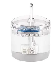 Cat Fountain Cage, 1.5L Water Dispenser, Quiet Filtration Waterer, Electric Cat Waterers, Ideal for Garage, Garden, Balcony Use, Ensures Fresh and Clean 480 G