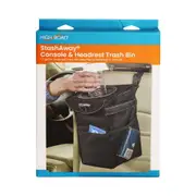 High Road StashAway Car Console & Headrest Trash Bin Garbage Storage Container