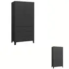 Industrial Wardrobe Metal Storage Clothing Cabinet Closet Multi Colours vidaXL