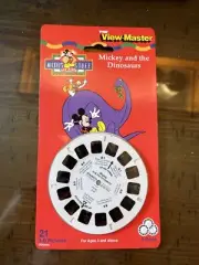 Mickey Mouse and the Dinosaurs 3d View-Master 3 Reel Set SEALED /3Q