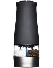 [MasterCraft] Hudson Electric Salt and Pepper Mill Set 17cm in Black