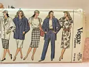 VOGUE Pattern 9857 Dress, Jacket, Blouse & Pants Size: 14-16-18-10 Uncut FF