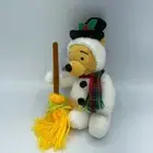 Disney Winnie The White Bear Plush Toy For Kids Mini Bean Bag Snowman Pooh 8