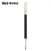 在飛比找momo購物網優惠-【MUJI 無印良品】自由換芯膠墨筆芯/藍黑0.5mm