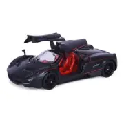 Pagani Huayra Satin Finish Black 1:24 Scale Diecast Car by MotorMax