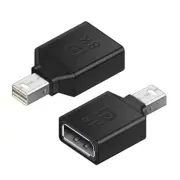 2Pack DisplayPort DP Female to Mini DP Male AdapterMini Displayport Plug to D...