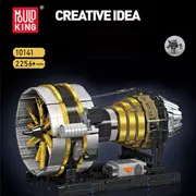 Mould King 10141 No.Aircraft Engine Building Block Toy 2256pcs
