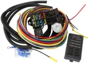AEROFLOW AF49-1500 COMPLETE UNIVERSAL 8 CIRCUIT WIRING HARNESS KIT WITH FUSE BOX