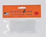 Go Prepared Survival GOP676 Spartan Fire Multi-Use Tinder, White