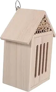 Toddmomy Garden Insect Hotel Bee House for Garden Butterfly Houses Outdoor Insect Box Ladybugs Shelter Crafted from Natural Wood