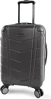 [Perry Ellis] Tanner 21" Hardside Carry-on Spinner Luggage, Charcoal