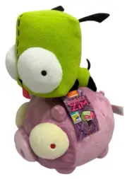 SDCC 2024 INVADER ZIM GIR RIDING ON PIGGY 14" JUMBO PLUSH COMIC CON EXCLUSIVE