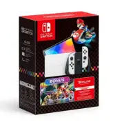 Nintendo Switch OLED Model White Joy-Con 64GB + Bonus Mario Kart Deluxe