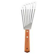 Stainless Steel Fish Spatula Turner, Wood Handle Fish Spatula, Slotted Turner, Kitchen Metal Spatul