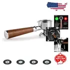 54mm Double Spout Portafilter with Walnut Handle for Breville Espresso Machines