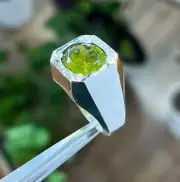Original Peridot Stone Oval Peridot Top Quality Peridot Birthstone Peridot Ring