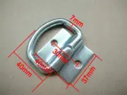 10x Lashing D Ring Zinc Plated Tie Down Points Trailer Centre Hole Anchor AU