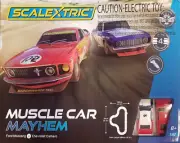 Scalextric "Muscle Car Mayhem" Race Set - Over 15' of Sport Track!- C1449T