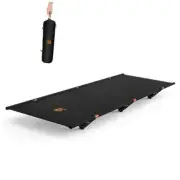 Foldable 4lbs Camping Cot, Durable Travel Tent Cot, Ultralight for Black
