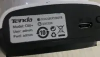 在飛比找露天拍賣優惠-二手 Tenda(騰達)C60+夜視高清無線監視器(上電有反