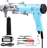 2 in 1 Cut Pile and Loop Pile - Starters Kit Electric Tufting Guns - 5-40 Stitches/Second, Embroidery and Flocking Features for Rug Tufting Buniq