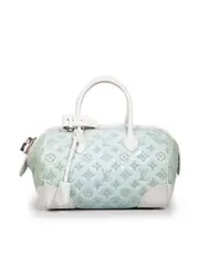 2012 Blue Patent Monogram Speedy