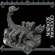 CLOCKWORK SCORPION - Miniature - All Sizes | Dungeons and Dragons | Pathfinder