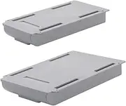 OFFSCH 2pcs Plastic under Desk Drawers Self-adhesive Desk Drawer Office Supplies Storage Table Top under Organizer