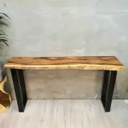 150cm Slab Hall hallway Console Sofa Table Live Edge RTF pA