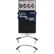 Boss BB-1X Bass Driver Pedal with EBS Patch Cables