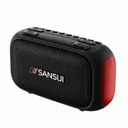 SANSUI F31 Mini bluetooth Speaker Dual 40mm Magnetic Speakers Bass Enhancement Unit RGB Light Hands-free Call Support TF