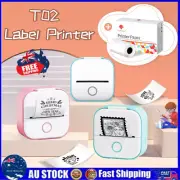 Mini Thermal Printer Photo Bluetooth Wireless Inkless Sticker BK