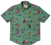 RSVLTS DISNEY ROBIN HOOD ARCHRIVALS KUNUFLEX CAMP SHIRT 2XL