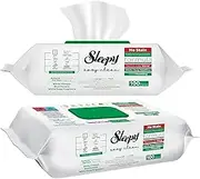 Sleepy Pack of 2, 3 and 6, Easy Clean All Purpose Cleaning Wipes, White Vinegar and Baking Soda Formula, Chemical-Free, 100 Count (PACK OF 2)