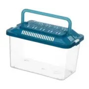 Plastic Turtle Fish Tank Plastic Fish Bowls Clear Plastic 13x9cm Random Color