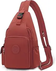 [REETEE] Lightweight Chest Bag for Men and Women, Small Sling Bag, Nylon Backpack, Shoulder Backpack, Crossbody Shoulder Bag for Outdoor Sports, Hiking, Cycling, Travel
