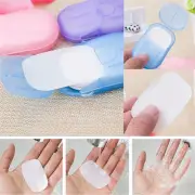 Portable Washing Slice Sheets Hand Bath Travel Scented Foaming Paper Soap