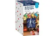 Mirabella Christmas 26 String Lights 2.5m Powered Reindeer each