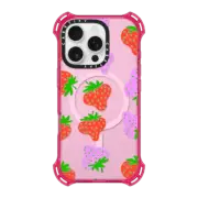 iPhone 16 Pro Bounce Case MagSafe Compatible Strawberries by Matthew Langille